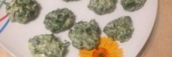 крокеты из шпината с сыром