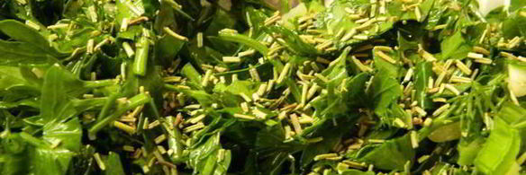 молодой картофель с зеленью