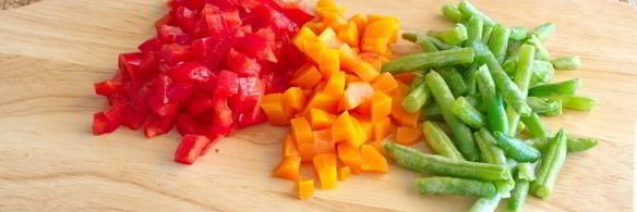 постный рис с овощами