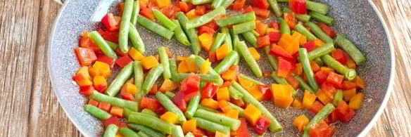 постный рис с овощами