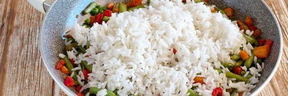 постный рис с овощами