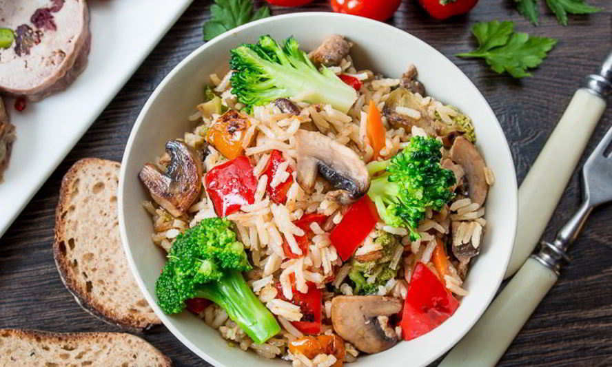 Рецепт рассыпчатого риса с овощами