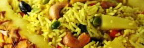 рис с ананасом