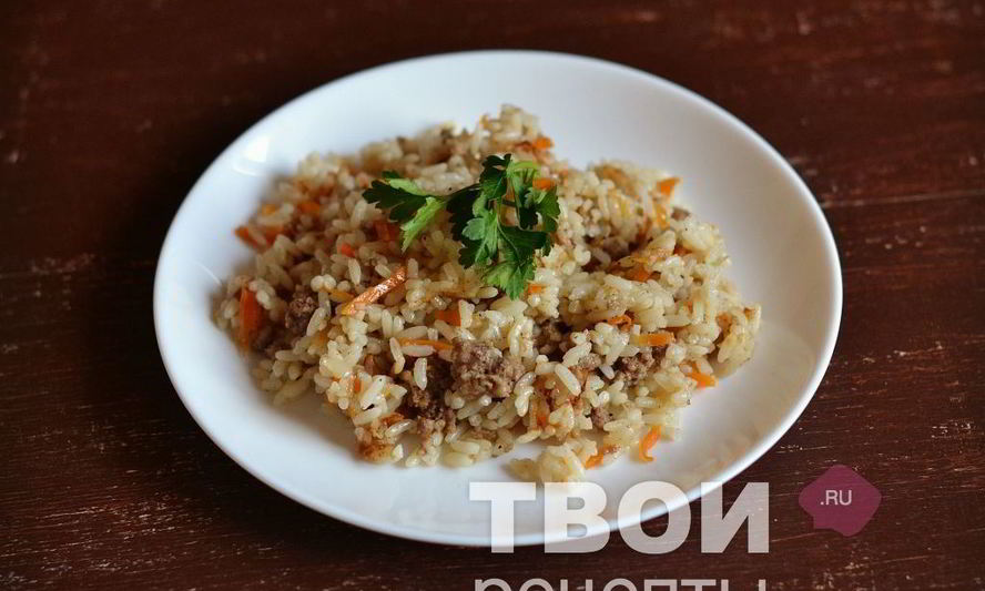 Рецепт риса с фаршем в мультиварке