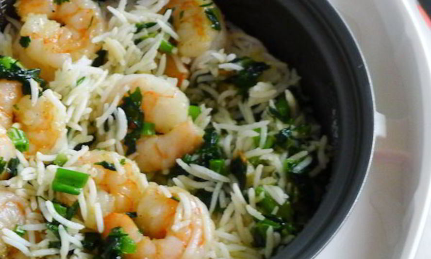 Рецепт риса с креветками в мультиварке