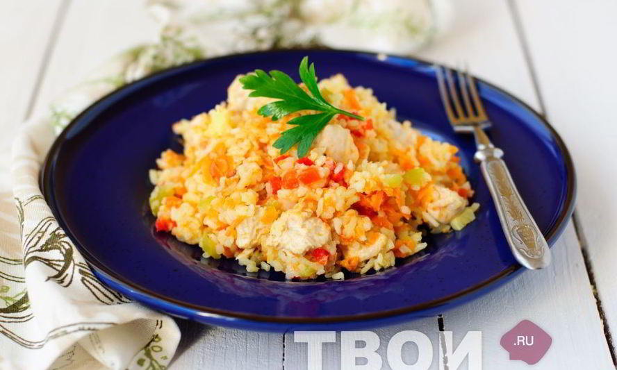 Рецепт риса с курицей в мультиварке