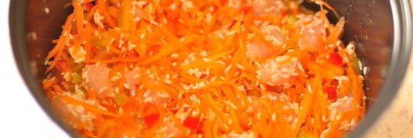 рис с курицей в мультиварке