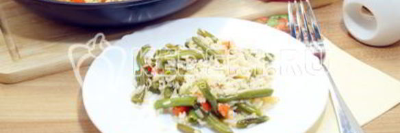 рис с овощами и стручковой фасолью