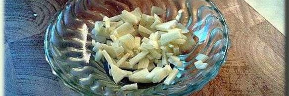 зеленая чечевица с копченостями