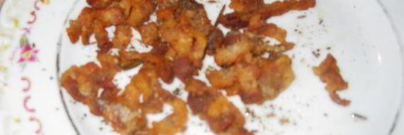 жареная картошка с беконом