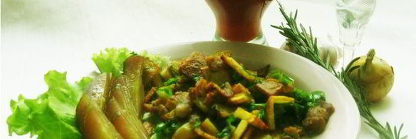 жареная картошка с беконом