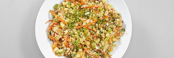 жареный рис с яйцом по-китайски