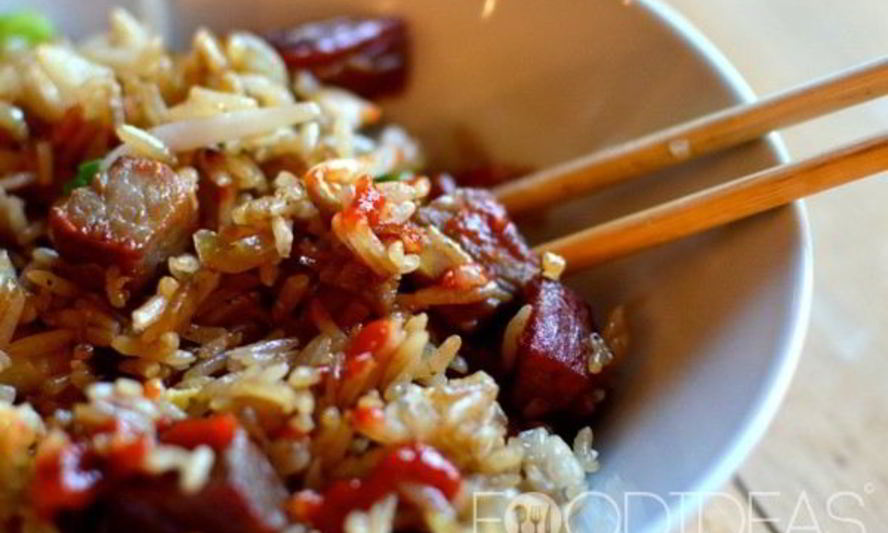 Рецепт жареного риса со свининой, китайская классика