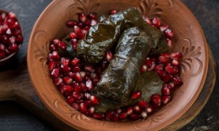 Рецепт азербайджанской долмы с зернами гранаты