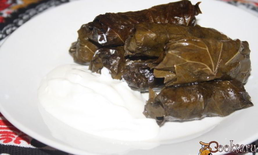 Рецепт долмы из свинины с яблоками