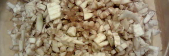 долма с баклажаном и болгарским перцем