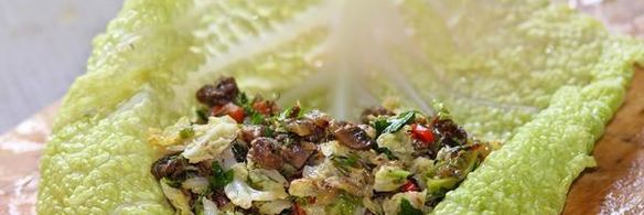 голубцы из савойской капусты богатые