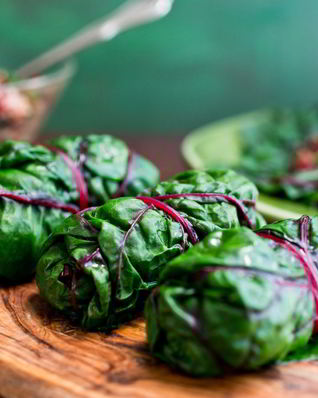 Голубцы из свекольных листьев