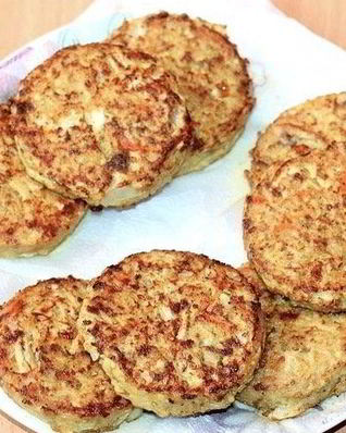 Голубцы ленивые с грибами