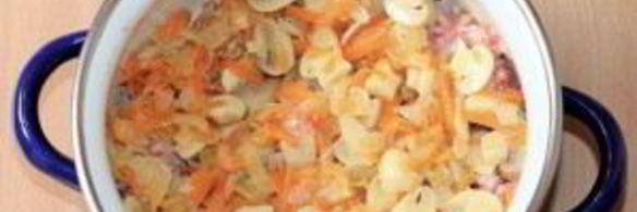 голубцы ленивые с грибами