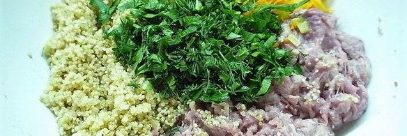 голубцы с индейкой и киноа