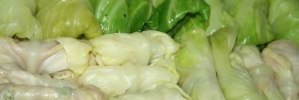 голубцы с индюшатиной, запеченные в сметанном соусе