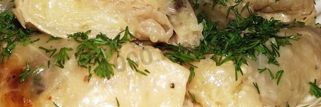 Голубцы с картошкой