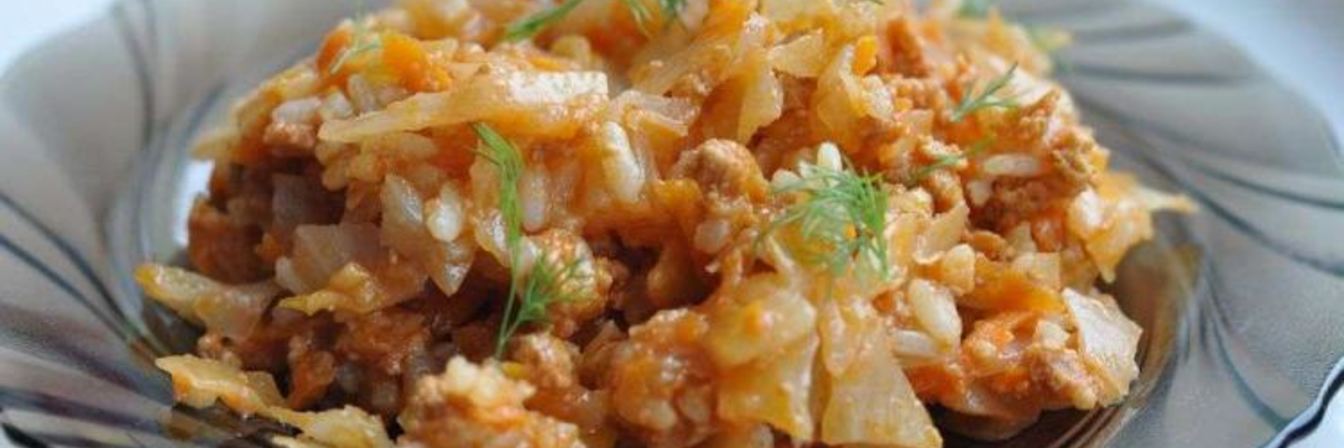 Ленивые голубцы на сковороде