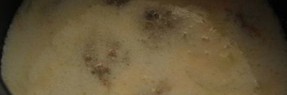 ленивые голубцы в сметанном соусе