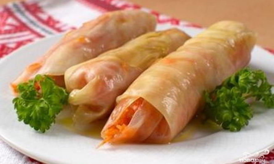 Рецепт маринованных голубцов с морковкой