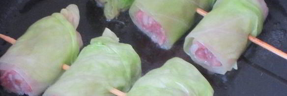 мини-голубцы на шпажках