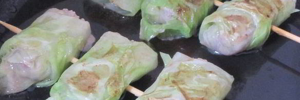 мини-голубцы на шпажках