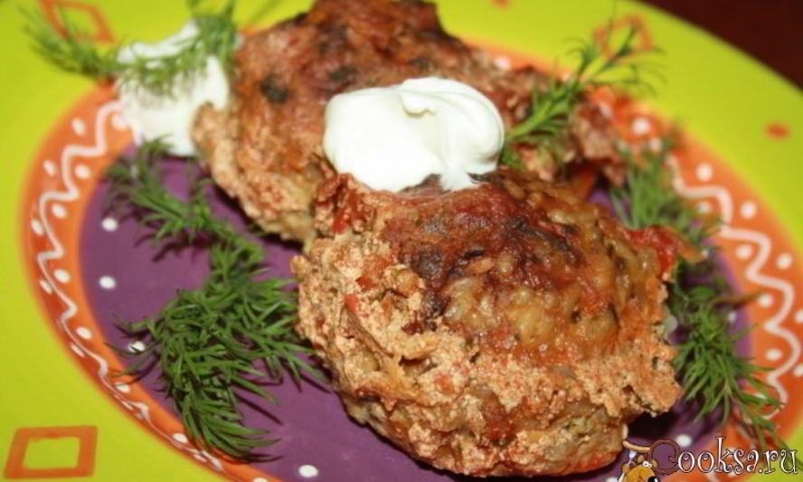 Рецепт нежнейших ленивых голубцов в томатно-сметанном соусе в духовке