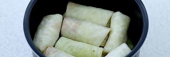 постные голубцы с грибами и рисом