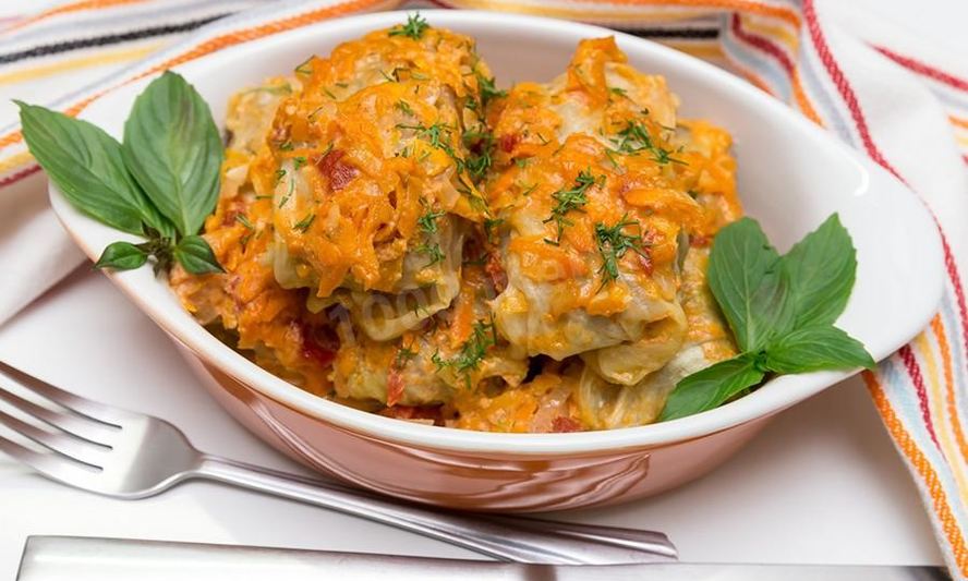 Рецепт замороженных голубцов в духовке