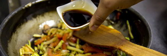 гречневая лапша с кальмарами