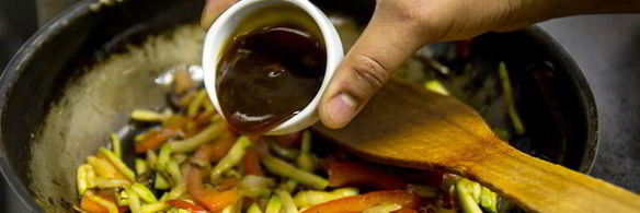 гречневая лапша с кальмарами