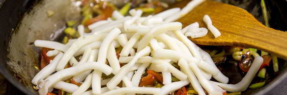 гречневая лапша с кальмарами