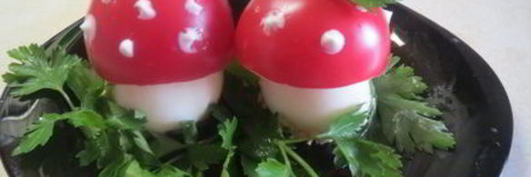 фаршированные грибочки