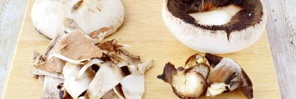 фаршированные грибы с сыром в духовке