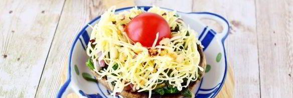 фаршированные грибы с сыром в духовке