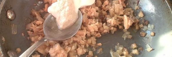 фаршированные шампиньоны с рыбной начинкой