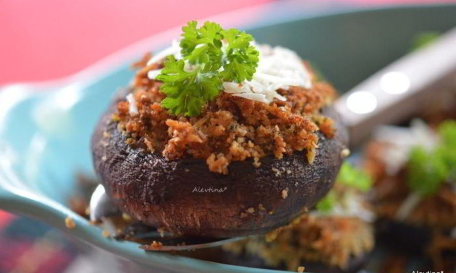 Рецепт фаршированных шампиньонов