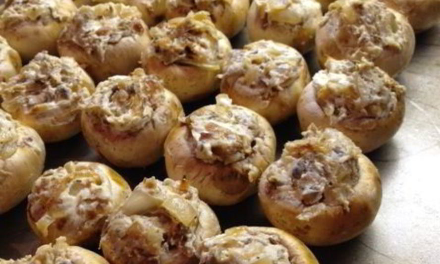 Рецепт грибов фаршированных в духовке