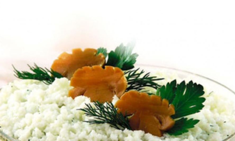 Рецепт грибов под снегом