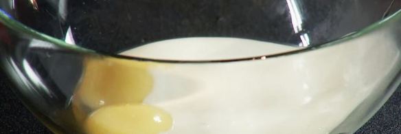 грибы под сырным кастардом