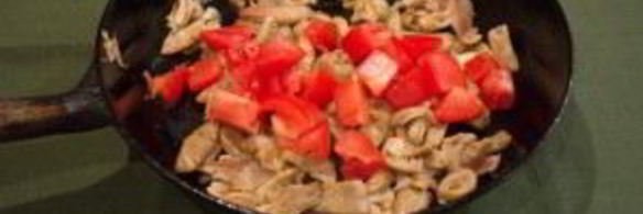 грибы с помидорами