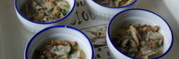 грибы в сливочной заливке