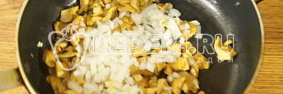 лисички жареные с картофелем