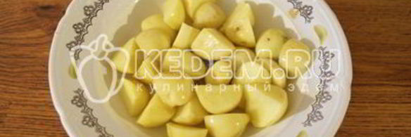 лисички жареные с картофелем